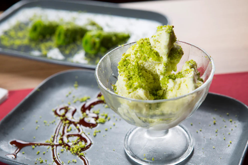 Ons huisgemaakte pistache ijs: Sheer Yagh