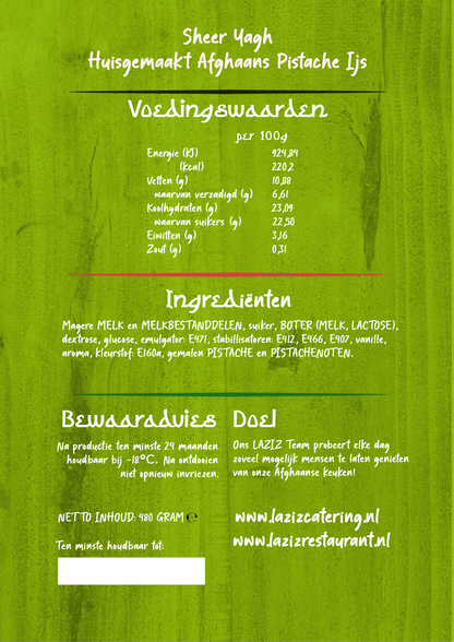 Huisgemaakte Pistache Ijs